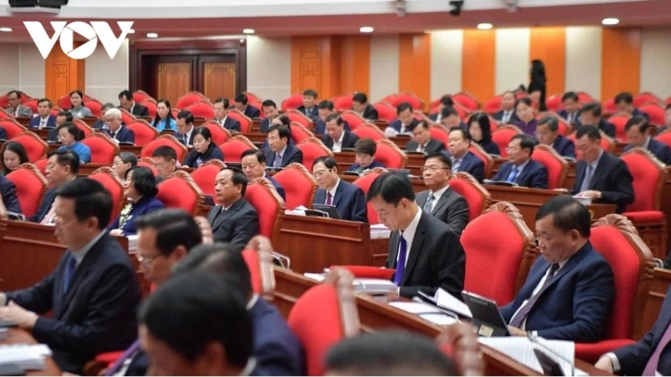 Delegates attending the 12th plenum of the 13th Party Central Committee.jpg