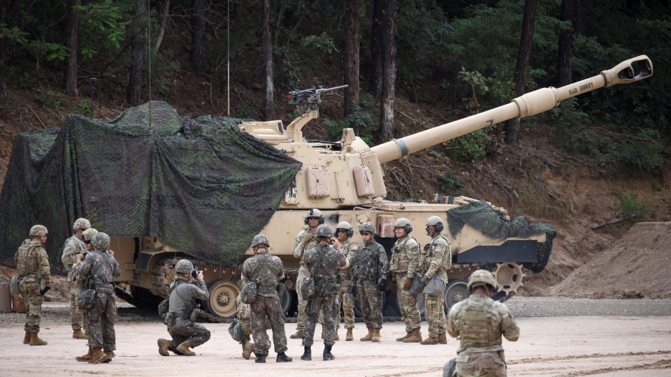 Freedom Shield luôn có sự tham dự của các lực lượng tinh nhuệ nhất thuộc liên quân Hàn - Mỹ (ảnh Reutrs).jpg