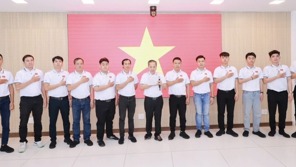 Lac Hong University robotics team represents Vietnam at ABU Robocon