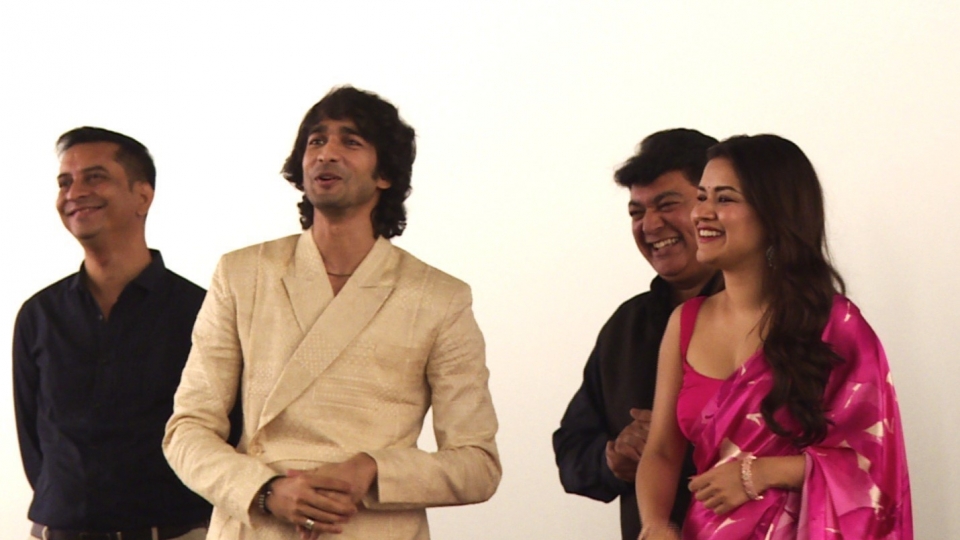 Actor Shantanu Maheshwari who plays the lead role in Love in Vietnam speaks at the film’s premiere in New Delhi.jpg