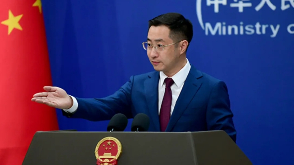 Người phát ngôn Bộ Ngoại giao Trung Quốc Lâm Kiếm. Ảnh_ VCG.jpeg