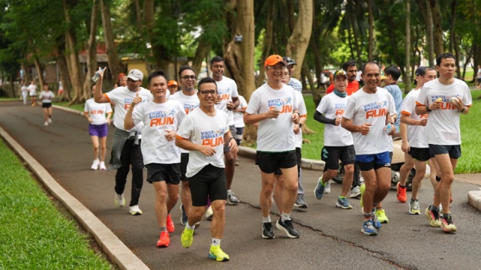 Viksit Bharat Run 2025 held for the first time in Hanoi
