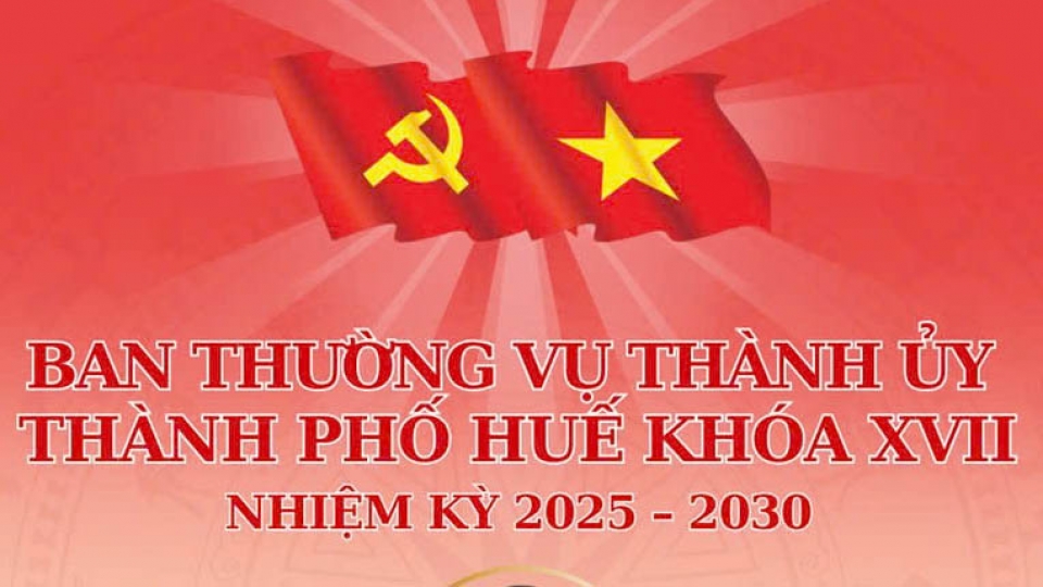 Danh sách Ban Thường vụ Thành ủy Huế khóa XVII-1.jpg