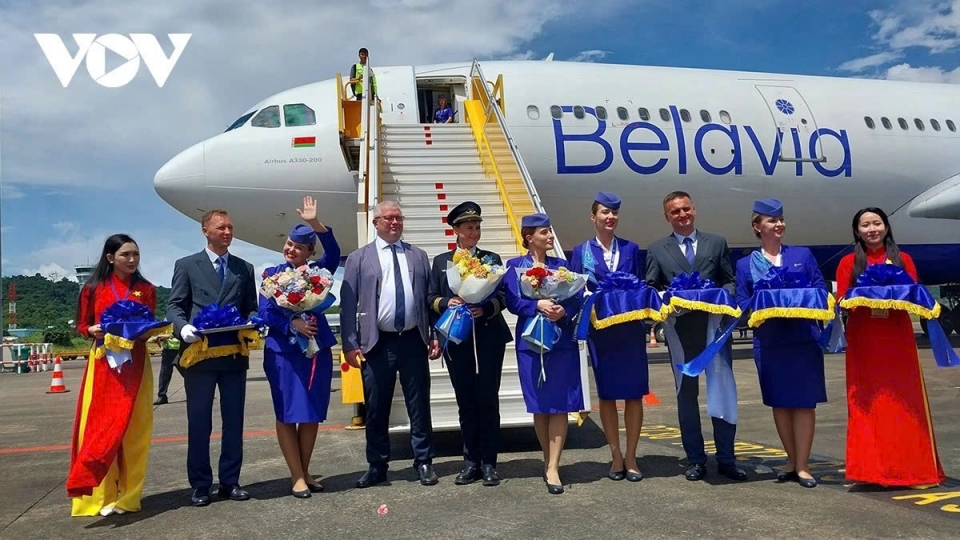 Phu Quoc welcomes first direct flight from Minsk, Belarus.jpg