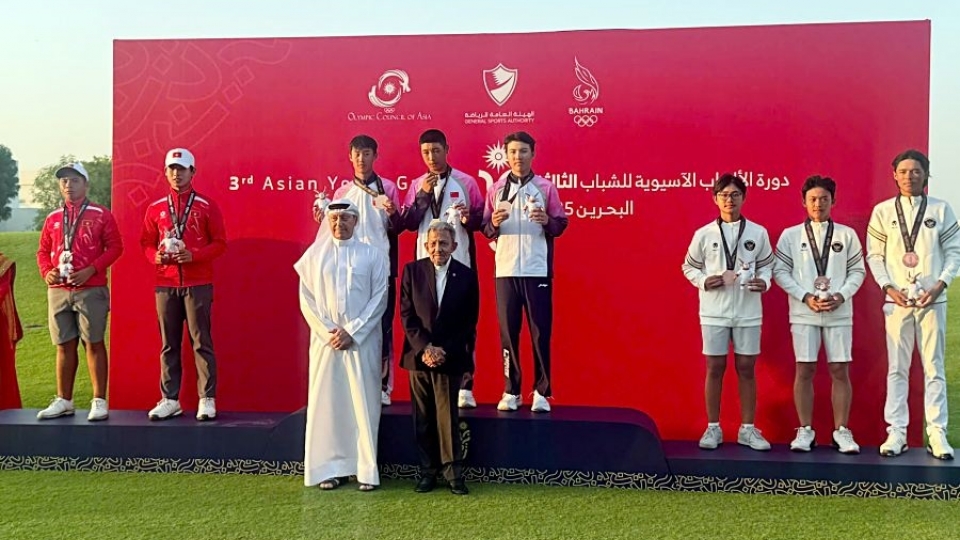 Vietnamese golfers claim two silver medals at 2025 Asian Youth Games.jpg