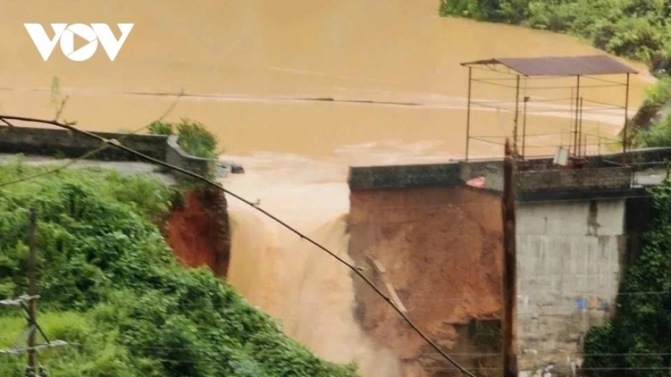 a partial failure occurred at the Bac Khe 1 Hydropower Plant dam on October 7..jpg