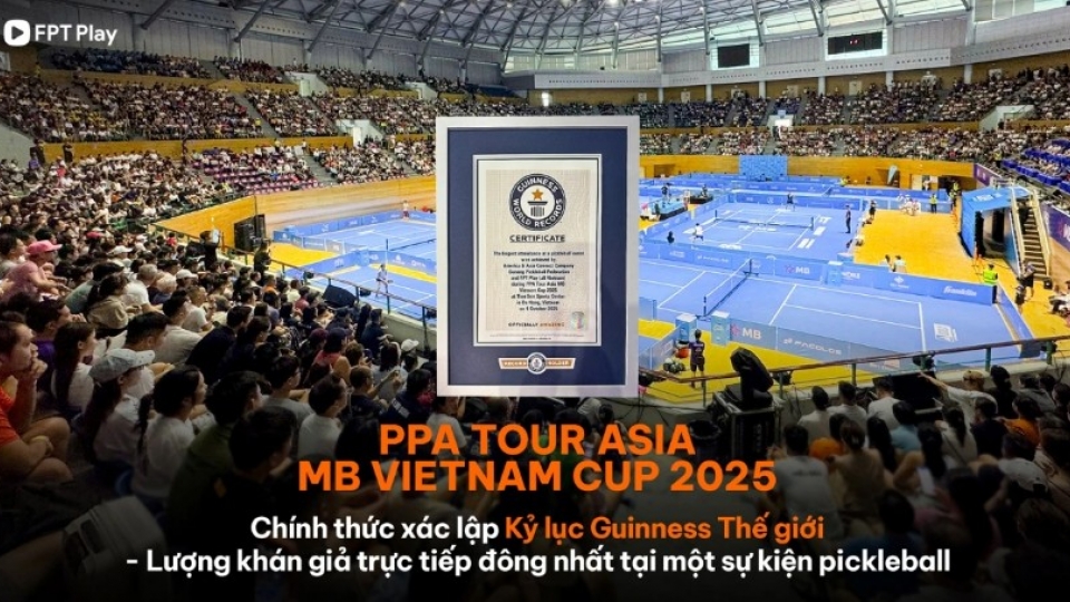 PPA Tour Asia-MB Vietnam Cup 2025 sets Guinness World Record