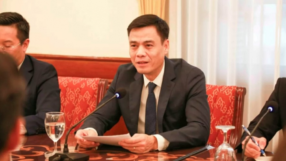 Deputy FM receives leader of Japanese institute.jpg