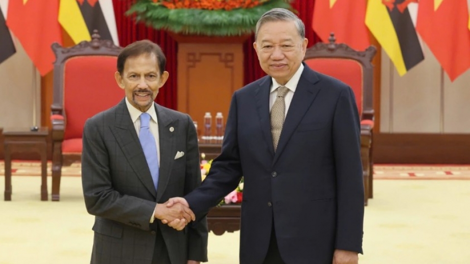 General Secretary To Lam meets the Sultan of Brunei.jpg
