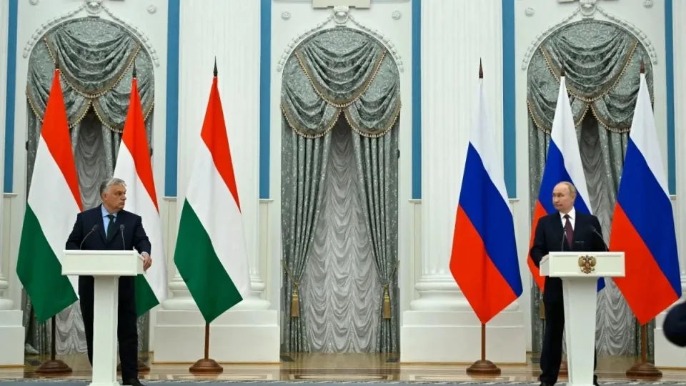 Họp báo giữa Thủ tướng Viktor Orbán và Tổng thống Nga Vladimir Putin tại Mátxcơva ngày 5.7.2024 (Ảnh-telex.hu).jpeg