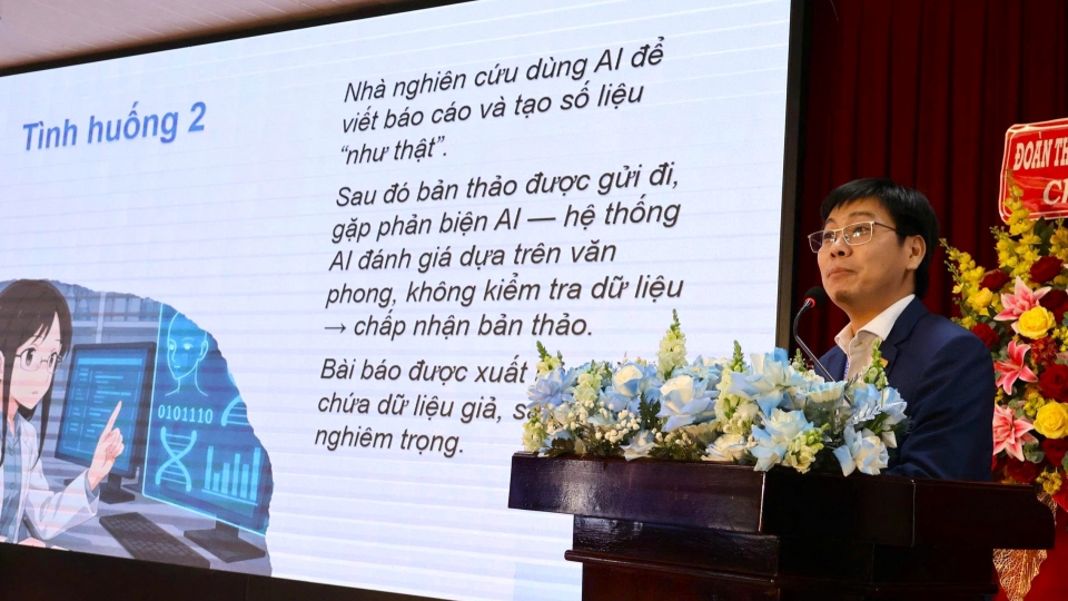 VOV - Các chuyên gia, diễn giả trình bày báo cáo tại Hội thảo.jpg