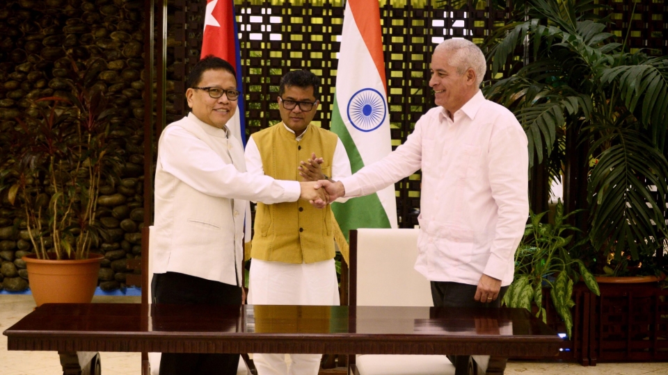 Cuba và Ấn Độ ký thỏa thuận hợp tác trên nhiều lĩnh vực