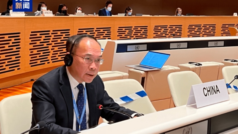 dai dien Trung Quoc tai IAEA (Co quan Nang luong nguyen tu quoc te), ong Lys Tungf -cctv.jpg