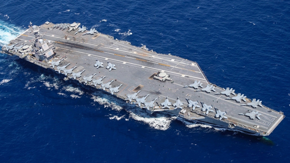 tau san bay My, hang khong mau ham My Gerald R. Ford, tiem kich hai quan My, may bay My -hai quan My.jpg