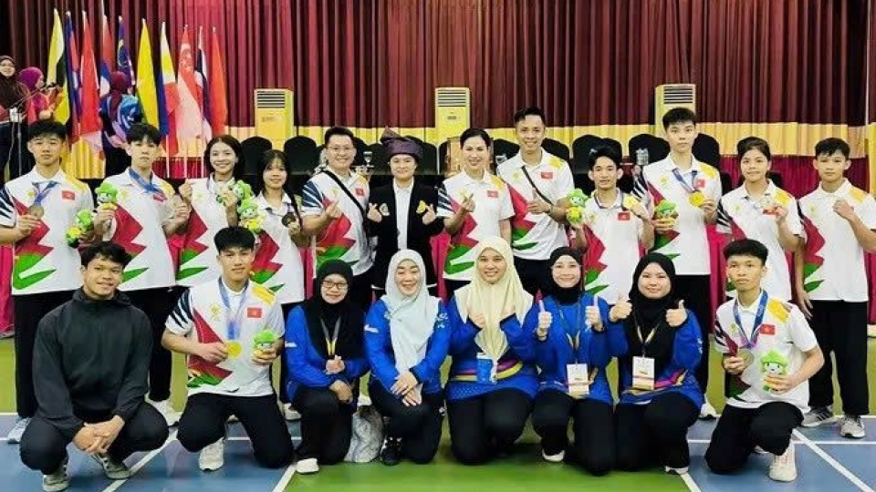 Four more golds for Vietnam at 2025 ASEAN School Games in Brunei