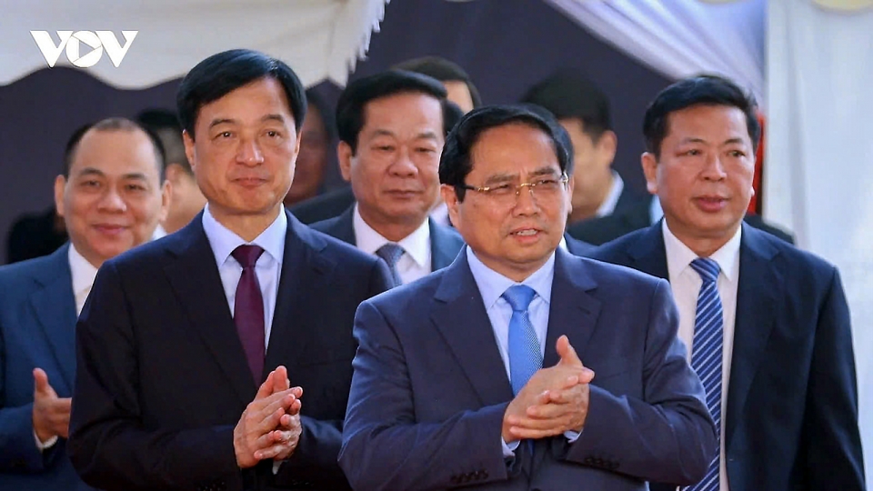 1 Prime Minister Pham Minh Chinh attended the groundbreaking of the National Olympic Sports Urban Complex in Thuong Phuc commune, Hanoi.jpg