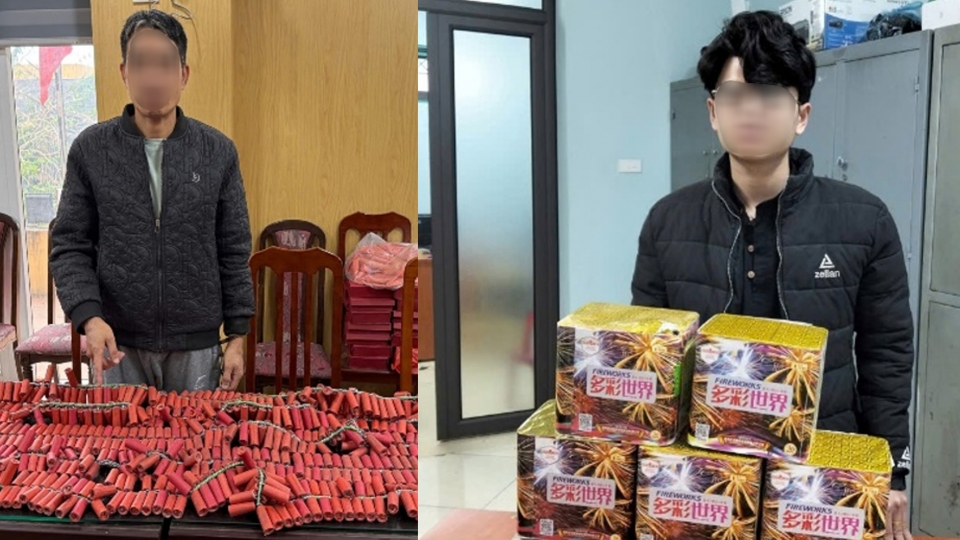 Liên tiếp bắt giữ các vụ pháo nổ trái phép ở Hà Nội 2.jpg