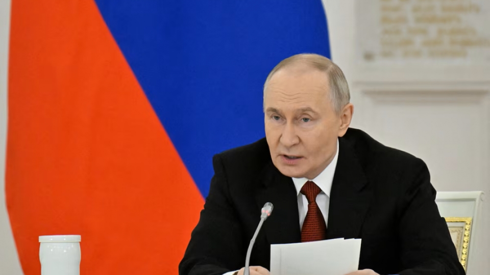 Tổng thống Putin để ngỏ khả năng trao đổi một phần lãnh thổ với Ukraine. Ảnh Reuters.png