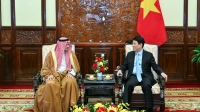 Vietnamese President Luong Cuong and  outgoing Ambassador Mohammed Ismaeil A. Dahlwy of Saudi Arabia.jpg