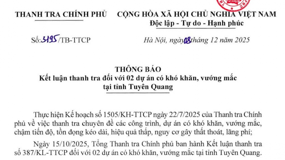 ket luan thanh tra chinh phu voi tuyen quang.jpg