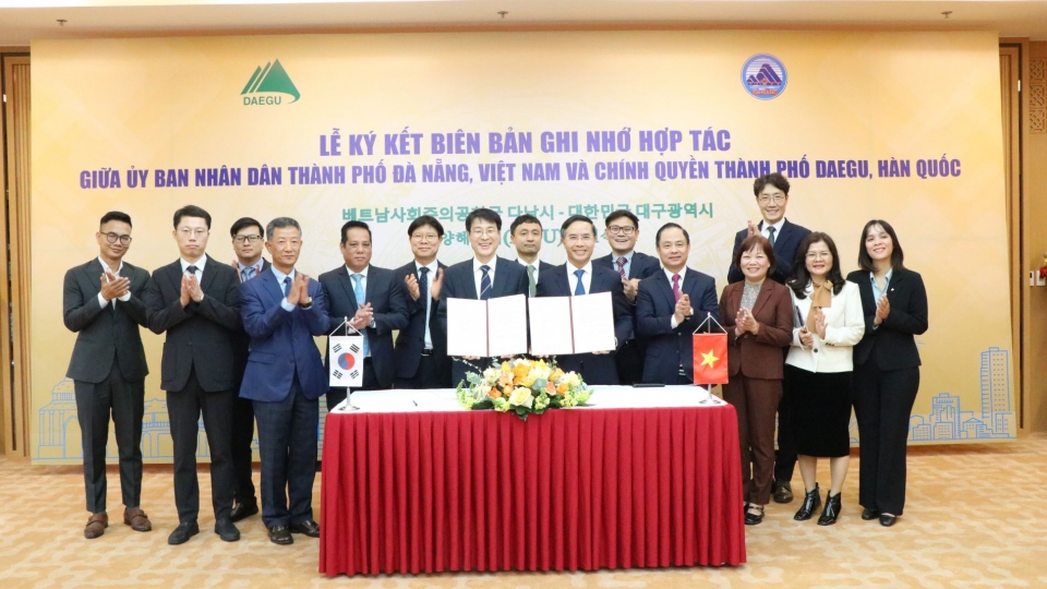 Đà Nẵng – Daegu ký kết Biên bản ghi nhớ.JPG