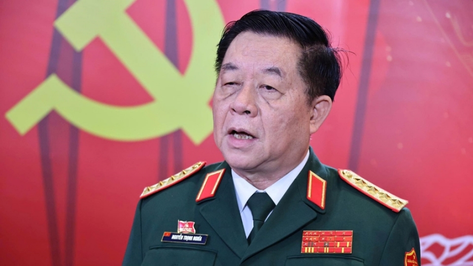 Đại tướng Nguyễn Trọng Nghĩa trả lời phỏng vấn.jpg