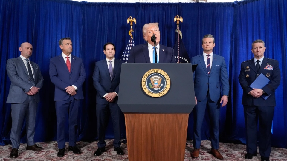 11 tong thong My Trump cung ekip, Trump va doi ngu cua minh, ekip Trump, doi ngu Trump, 3-1-2026 -ap.jpg