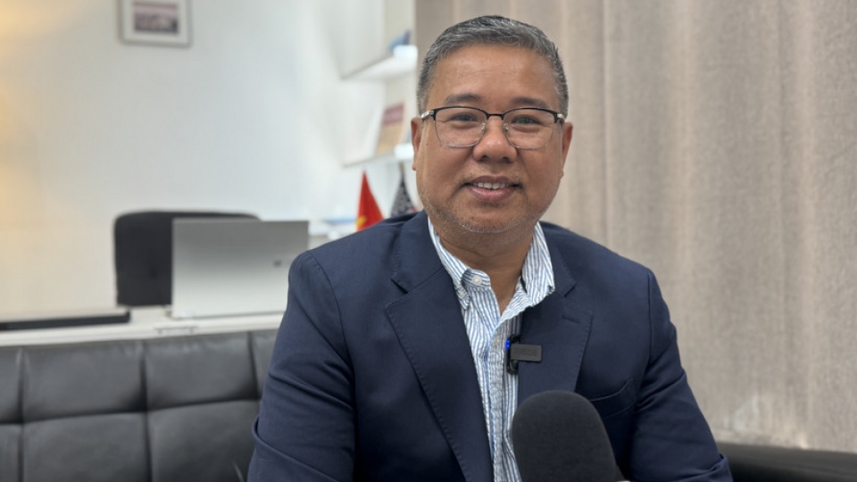 Chairman of the DMV Business and Patriotism Club Nguyen Quang Thanh.jpg