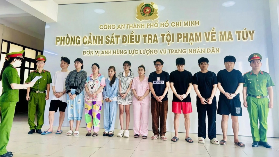 Eight foreigners arrested in Ho Chi Minh City drug trafficking case.jpg