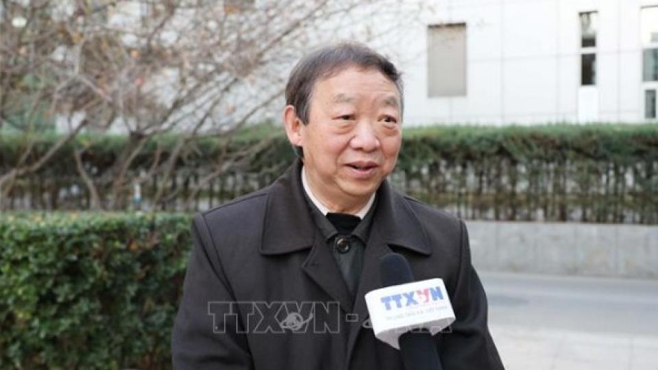 Professor Zhu Chenming, honorary director of the South Asia–Southeast Asia Research Institute under the Yunnan Academy of Social Sciences (China).jpg