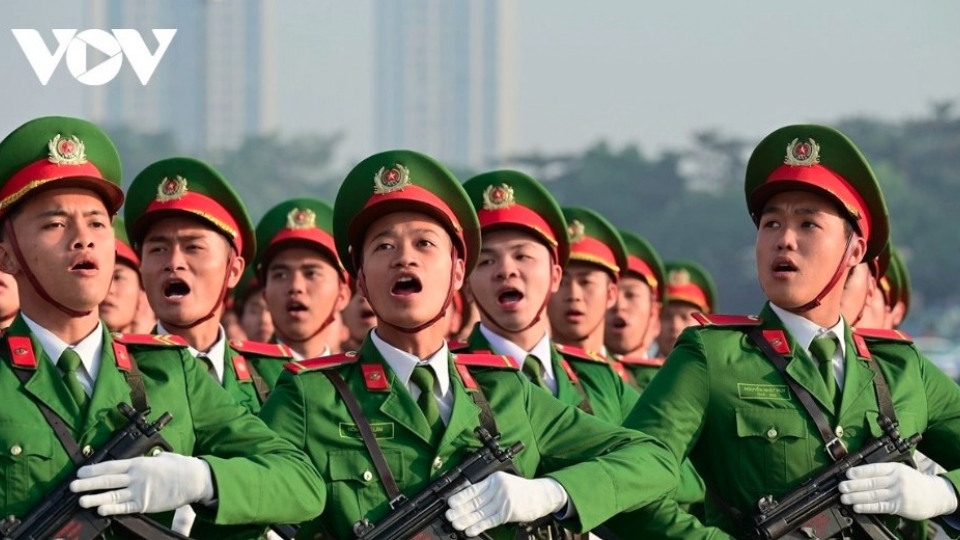 Public security forces ready for deployment to secure 14th National Party Congress