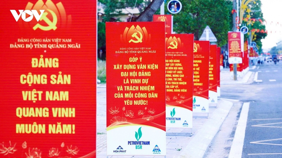Quang Ngai streets during the 14th National Congress of the Communist Party of Vietnam 1.jpg