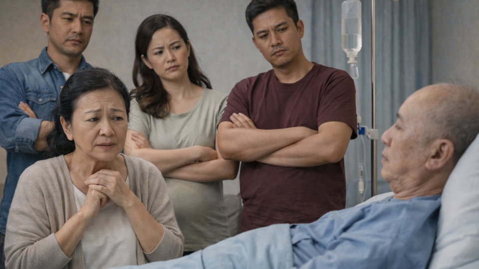 Chồng cũ ngoại tình nhiều lần, các con từ chối góp 1 tỷ cứu bố ung thư giai đoạn cuối.png