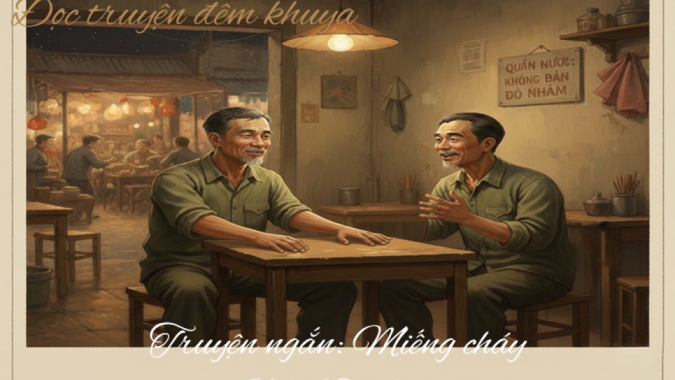 Những mảnh ký ức trong "Miếng cháy" của họa sĩ Lê Thiết Cương