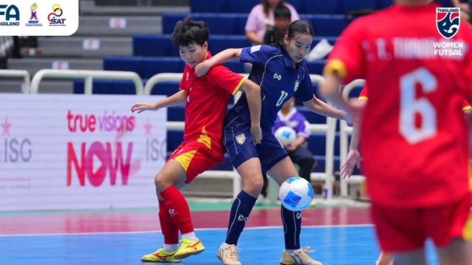 Vietnam women’s futsal team bow out in semi-finals.jpg