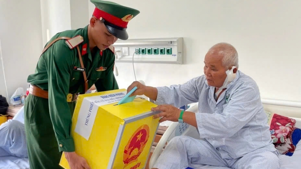 A patient fulfills his civic duty right in the hospital 1.jpg