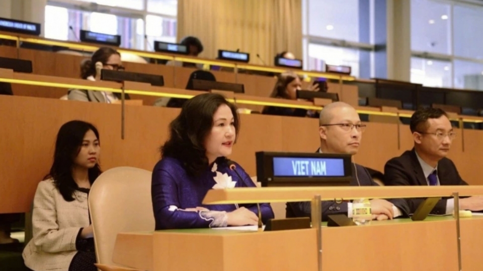Deputy Minister of Home Affairs Nguyen Thi Ha attends the CSW70 event.jpg