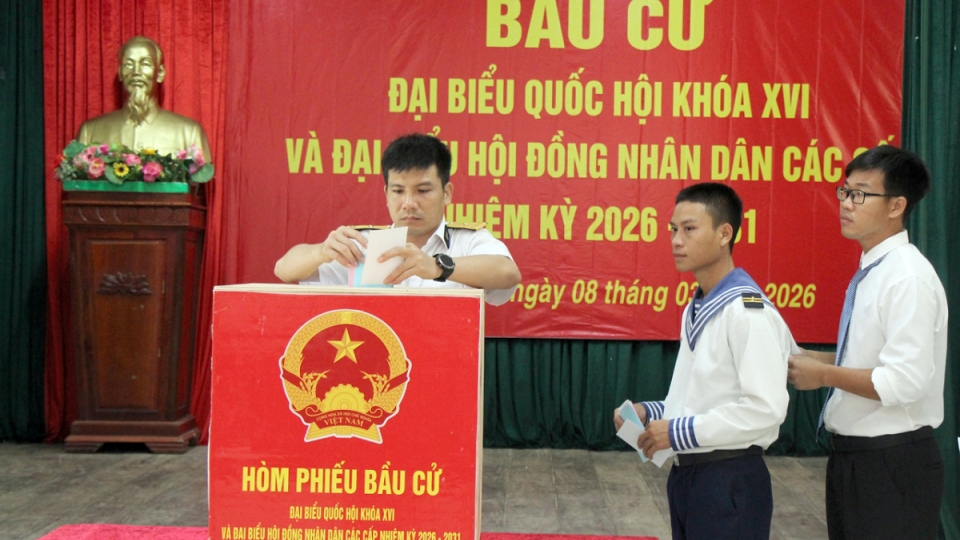 Early elections held on 20 islands in Truong Sa special administrative zone 1.jpg