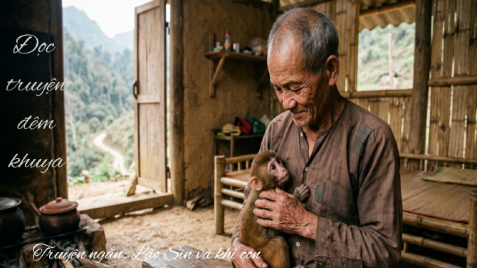 Đọc truyện đêm khuya: "Lão Sìn và khỉ con"