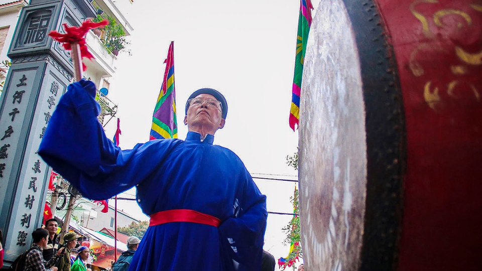 Giữ hồn tiếng trống nghìn năm tuổi tại làng nghề làm trống truyền thống Đọi Tam