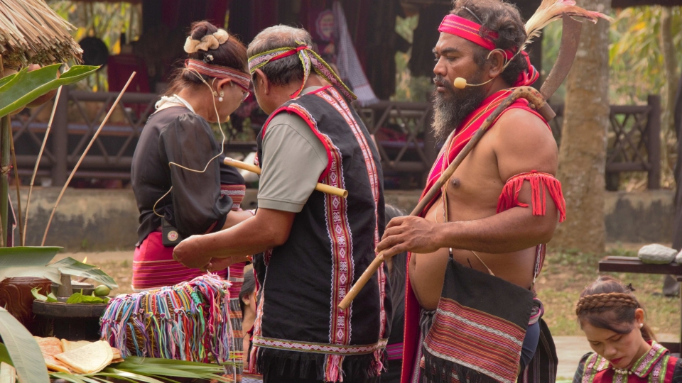 Tưng bừng tái hiện Lễ cầu phúc, cầu an đầu xuân của người S’Tiêng