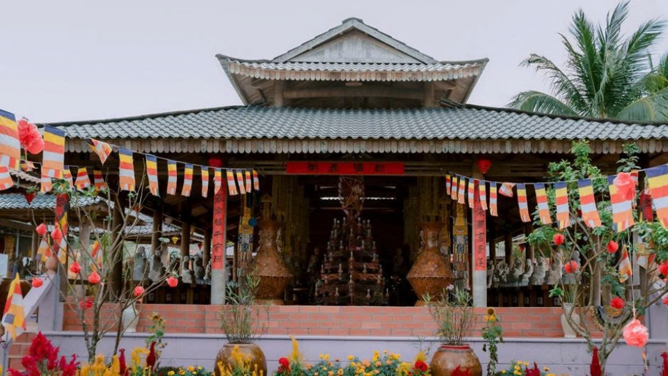 Chùa Dừa - công trình kiến trúc độc đáo tại Vĩnh Long