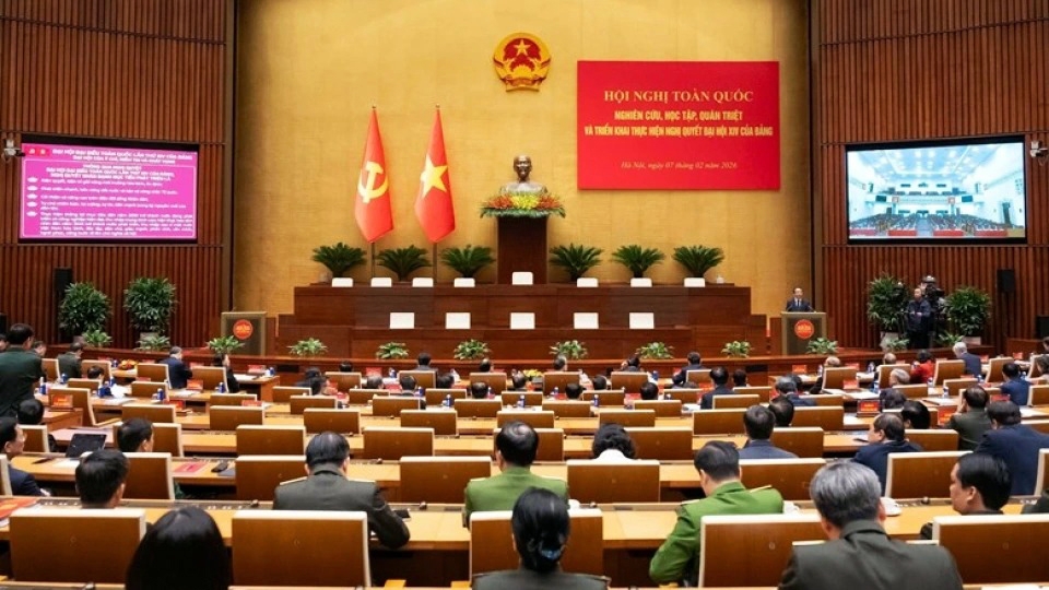 National conference implements Party Resolution on Party discipline and oversight.jpg