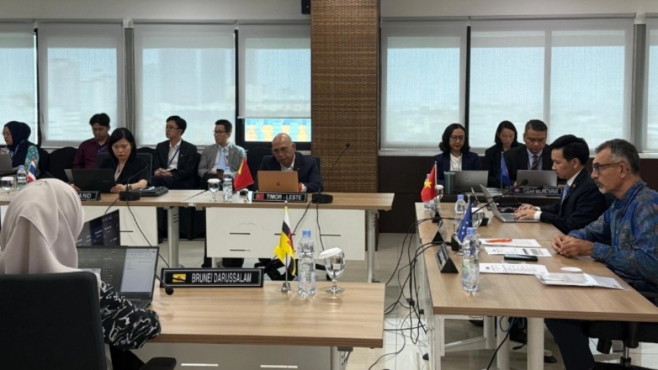 The first meeting of the Steering Committee of the ASEAN–EU Sustainable Connectivity Package on Trade (SCOPE Trade).jpg