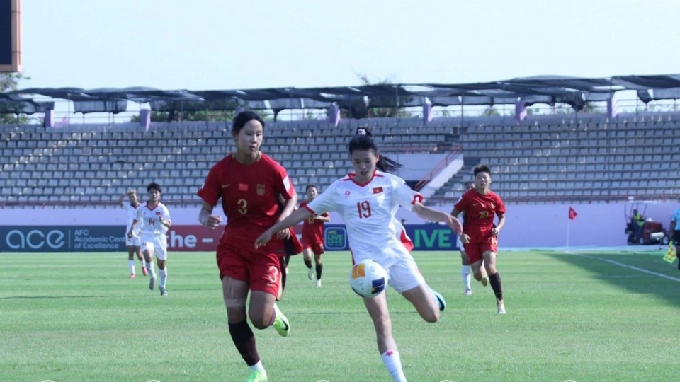 Vietnam lose 0-3 to China in AFC U20 Women’s Asian Cup opener.jpg