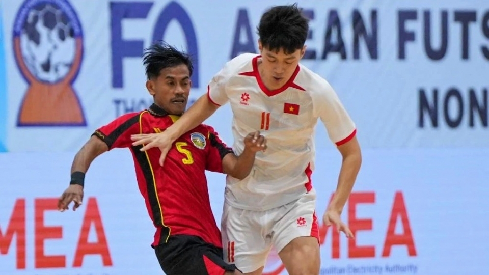 Vietnam stun Timor-Leste ASEAN Futsal Championshi[.jpg