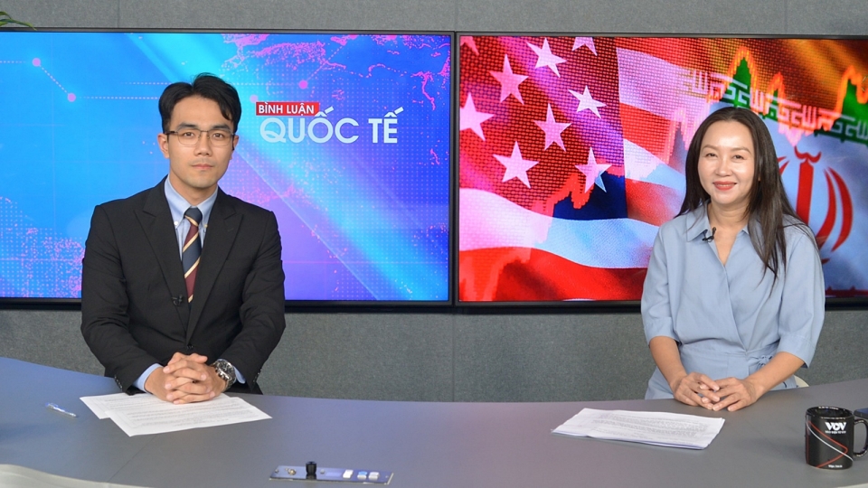 talk quoc te, xung dot Iran My, nha bao Minh Nga -vov, hieu.JPG