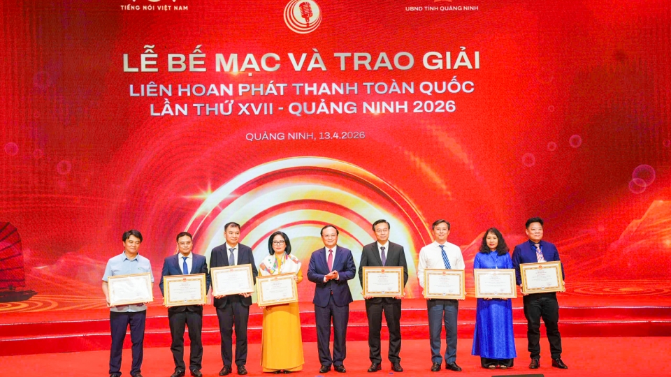 Toàn cảnh lễ trao giải và bế mạc Liên hoan Phát thanh toàn quốc lần thứ XVII