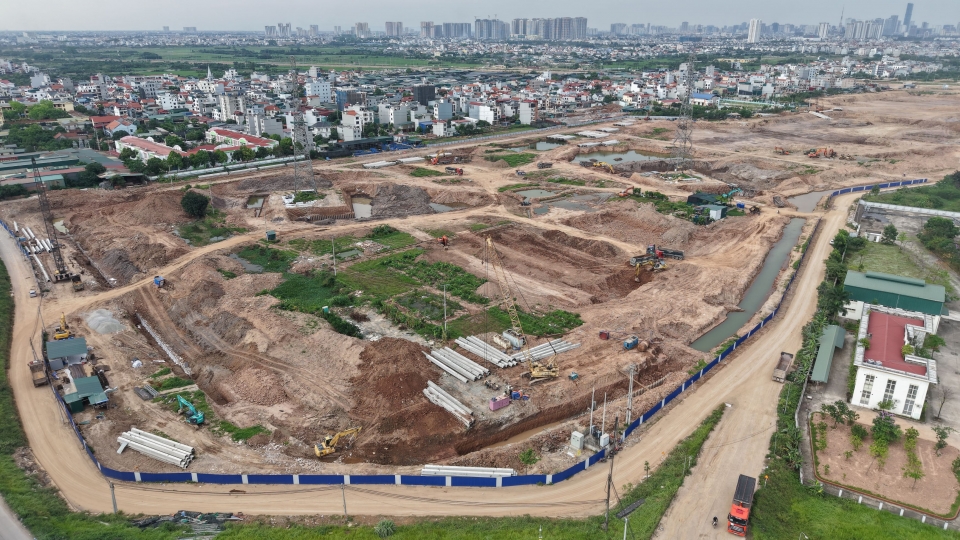 Hàng loạt hồ điều hòa phía Tây Hà Nội tăng tốc thi công, chống ngập mùa mưa 2026