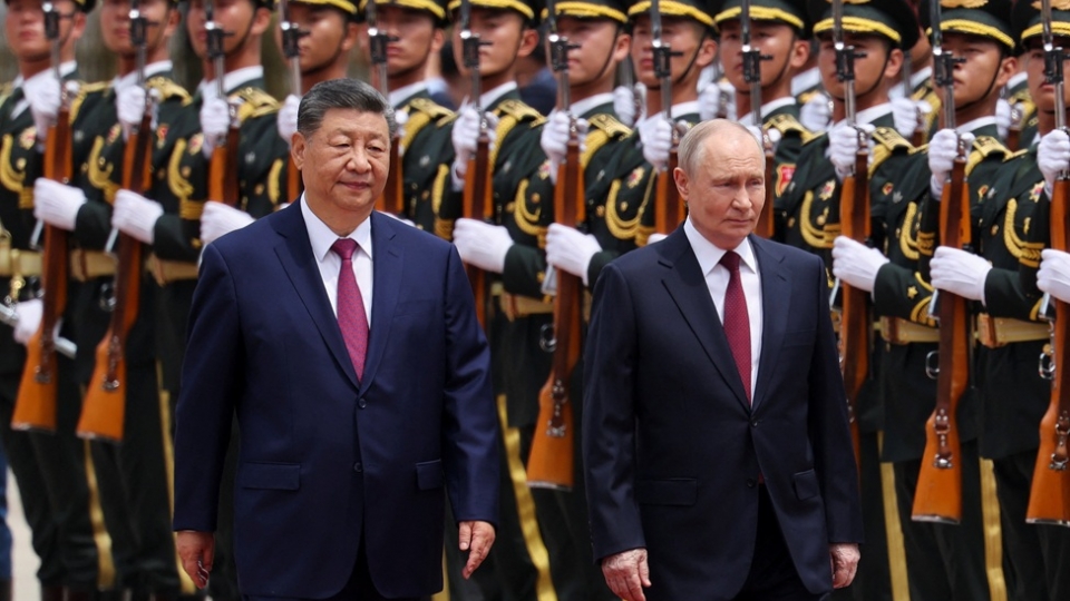Tổng thống Nga Vladimir Putin và Chủ tịch Trung Quốc Tập Cận Bình reuters.JPG